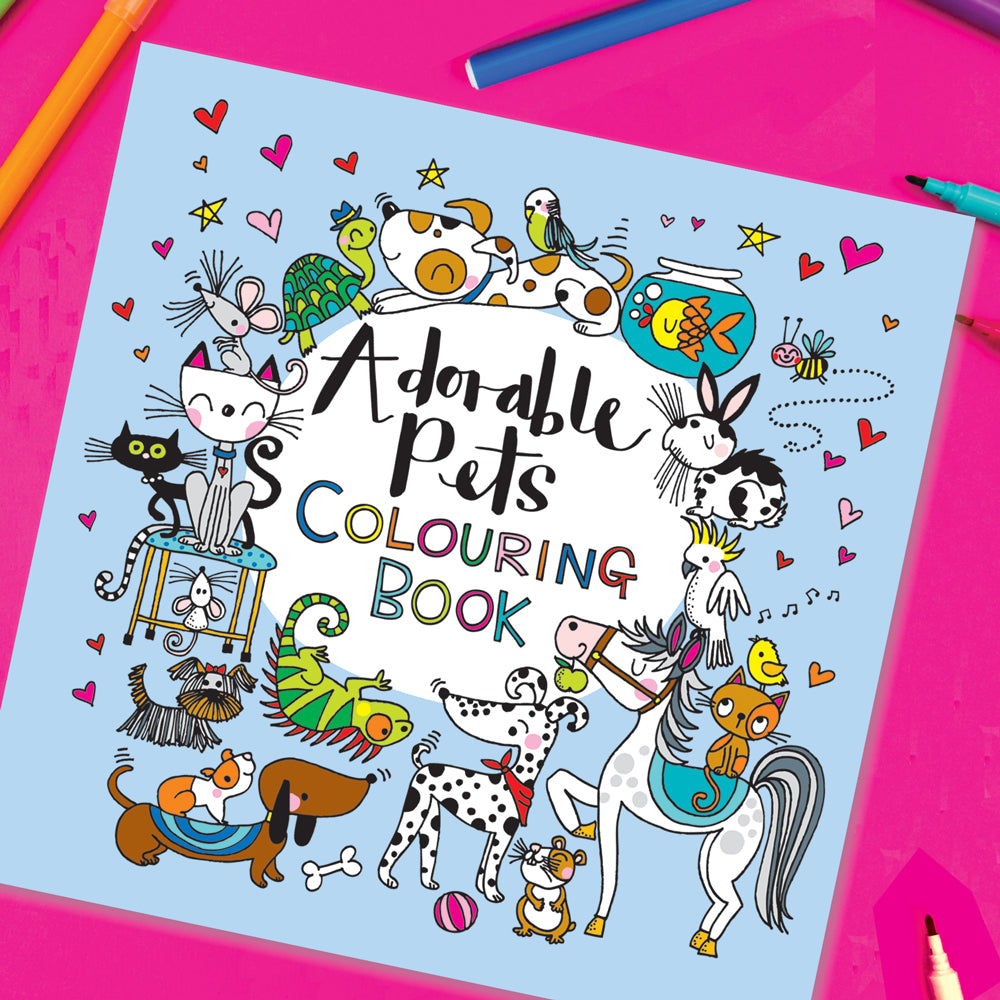 Adorable Pets Colouring Book
