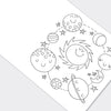 To The Moon Colouring Book