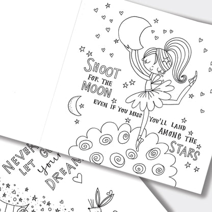 Square Colouring Book - Moondance