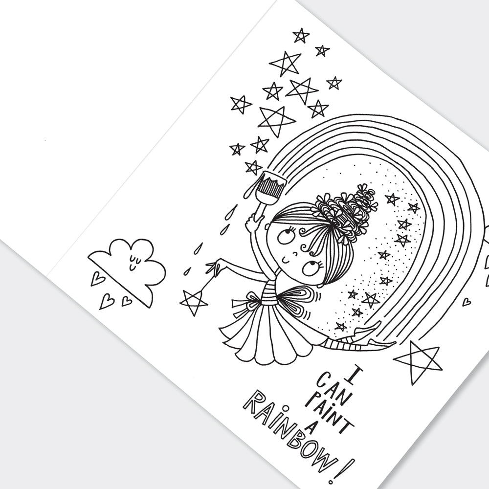 Magical Fairies colouring book