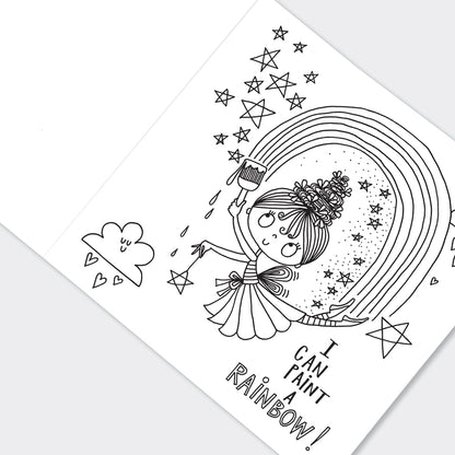 Magical Fairies colouring book