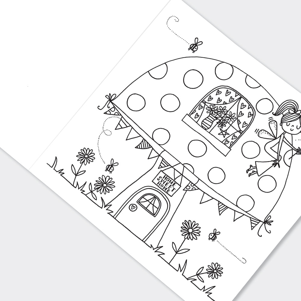 Magical Fairies colouring book
