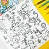 On The Farm Colouring Book