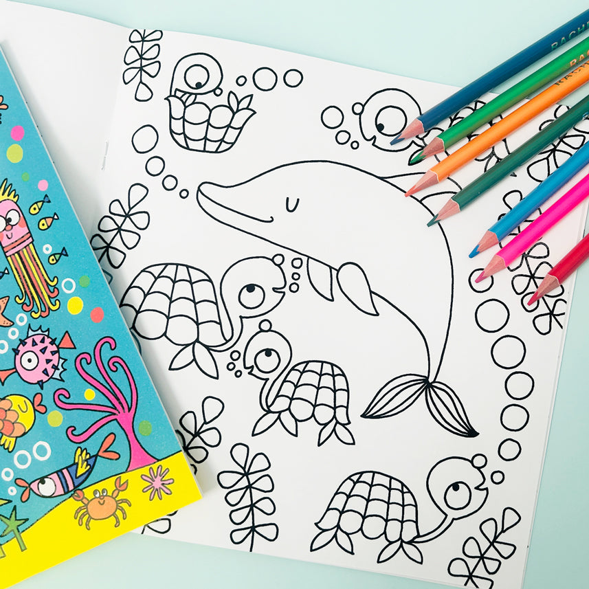 Love our oceans Colouring Book