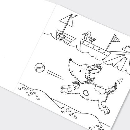 Playful Pups Colouring Book