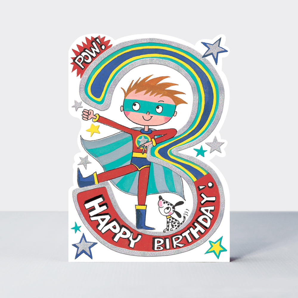 Star Jumps - Age 3 boy super hero
