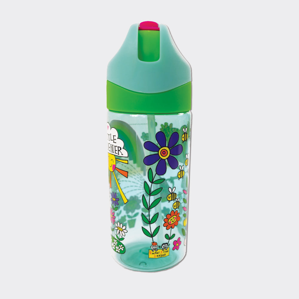 Drinks Bottle With Straw - Little Gardener