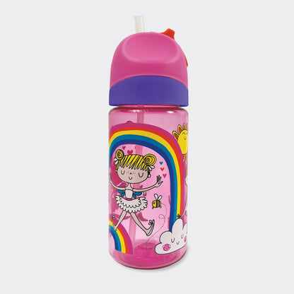 Drinks Bottle With Straw - Fairy Friends
