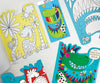 Dinosaur Die-Cut Colouring Book With Stickers