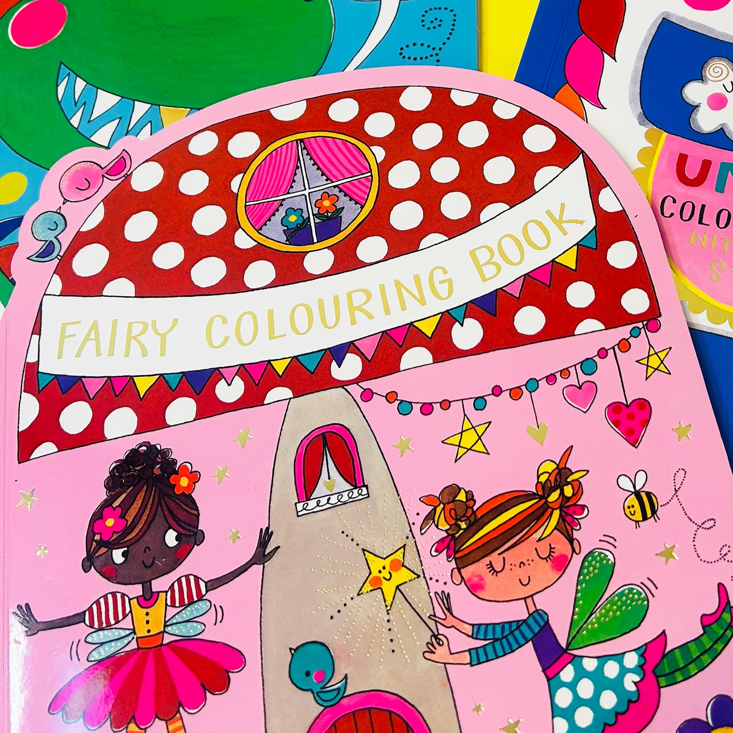 Fairy Die-Cut Colouring Book With Stickers