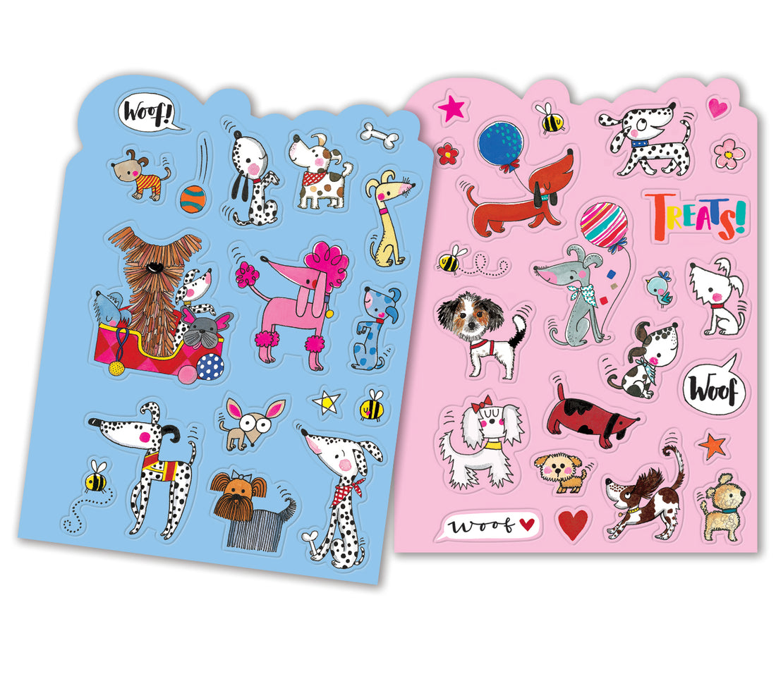 Pre order - Die-Cut Sticker Books - Playful Pups
