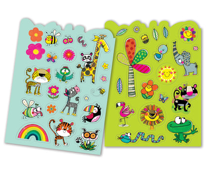 Pre order - Die-Cut Sticker Books - Jungle
