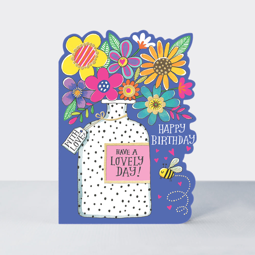 Hello Sunday! - Happy Birthday/Flowers &amp; Vase