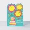Hello Sunday! - Happy Birthday - Sunflowers & Jug