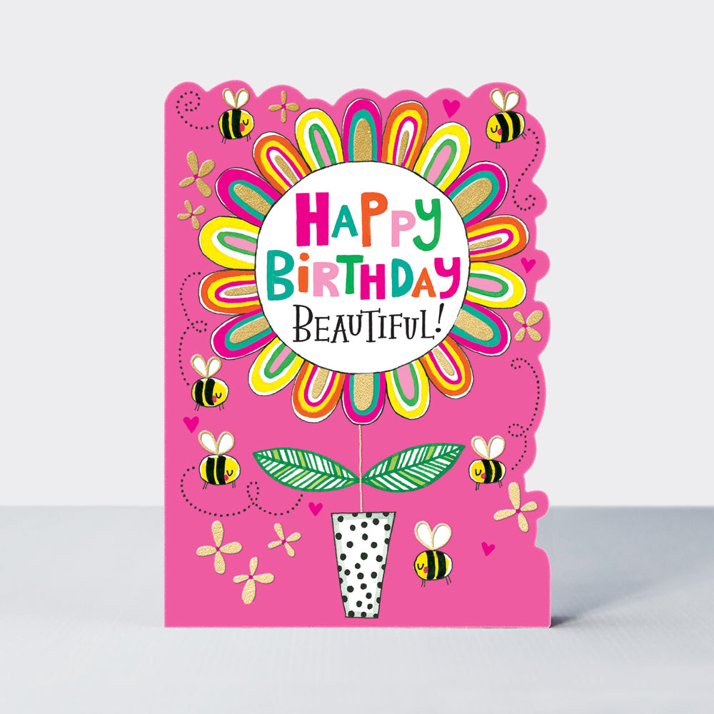 Hello Sunday! - H B'day Beautiful/Flower & Bees