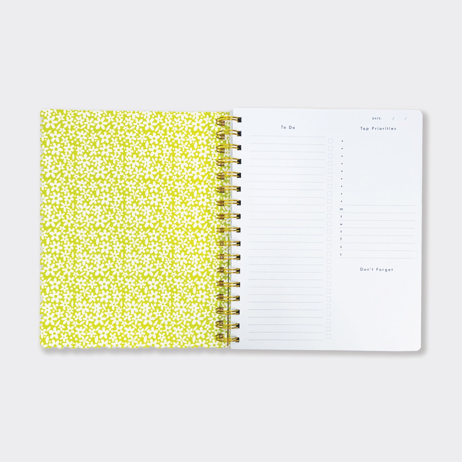 Wiro Notebook - Planner/Florals