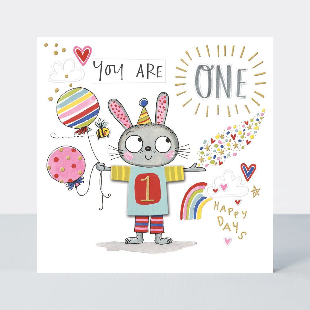 T-Party - Age 1/Rabbit &amp; Balloons