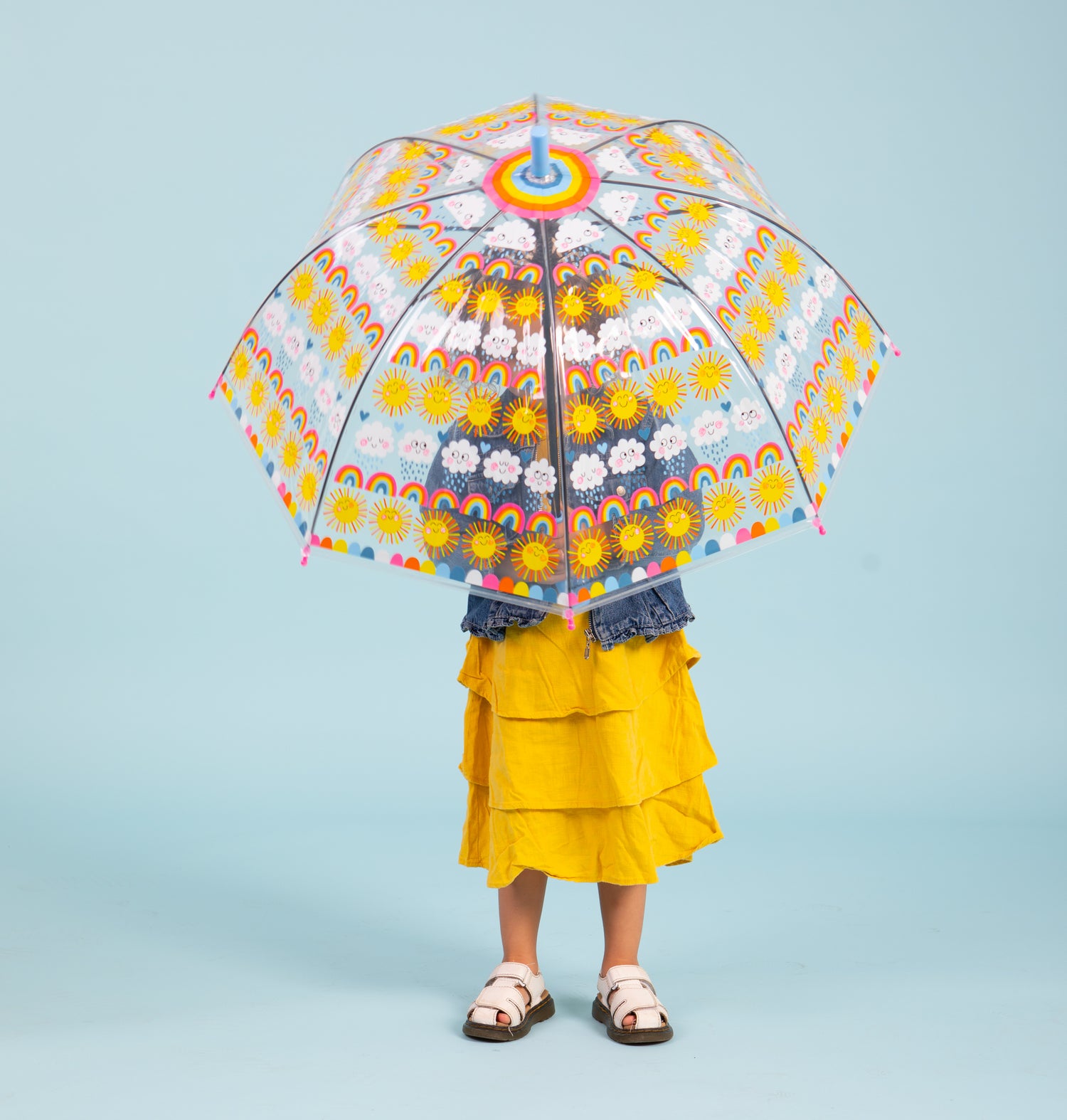 Umbrella - Sun, rainbows &amp; clouds