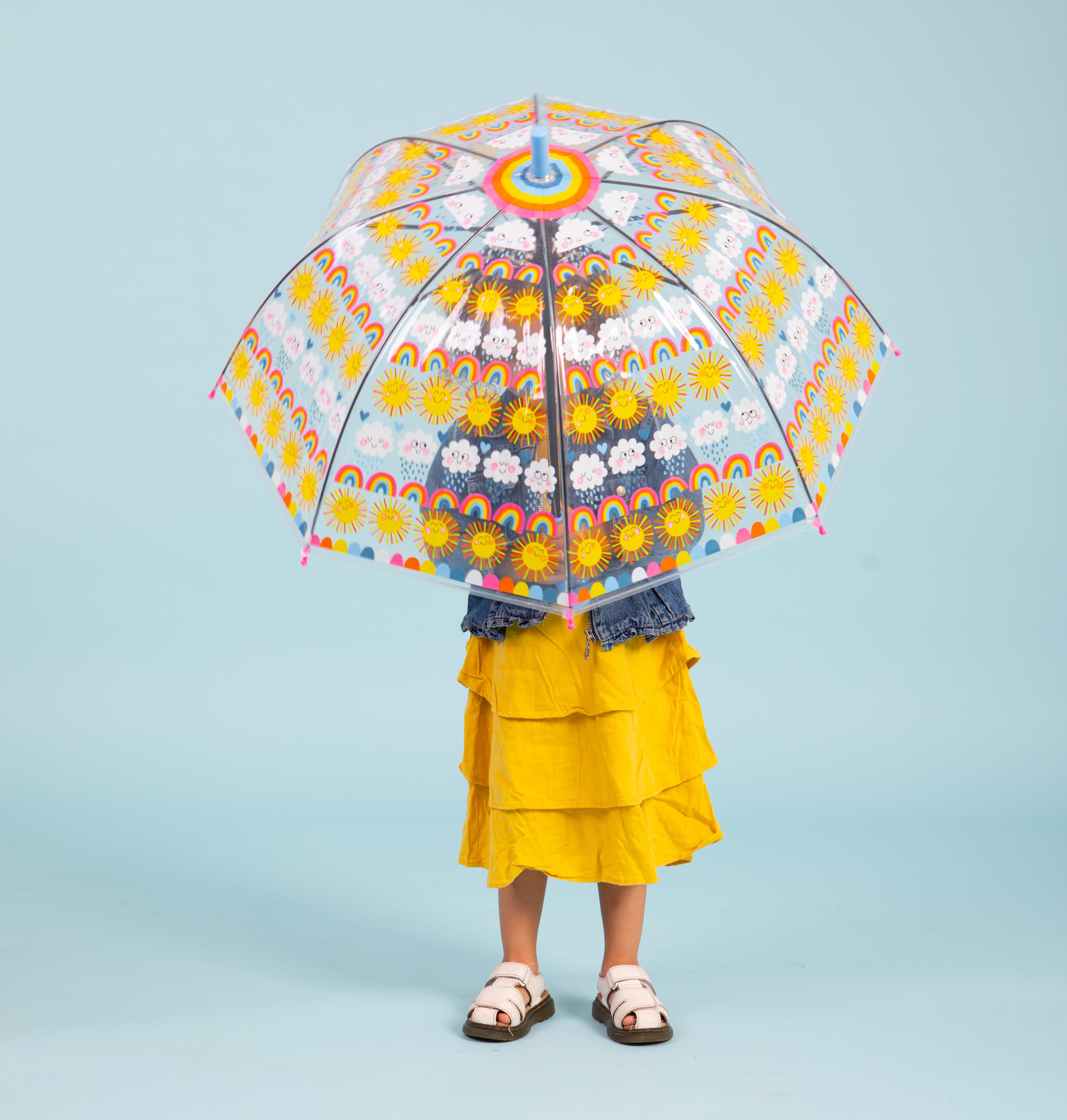 Umbrella - Sun, rainbows &amp; clouds
