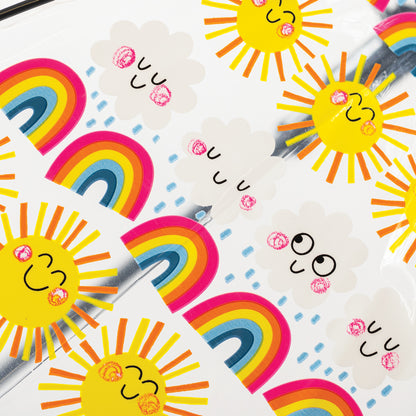 Umbrella - Sun, rainbows &amp; clouds