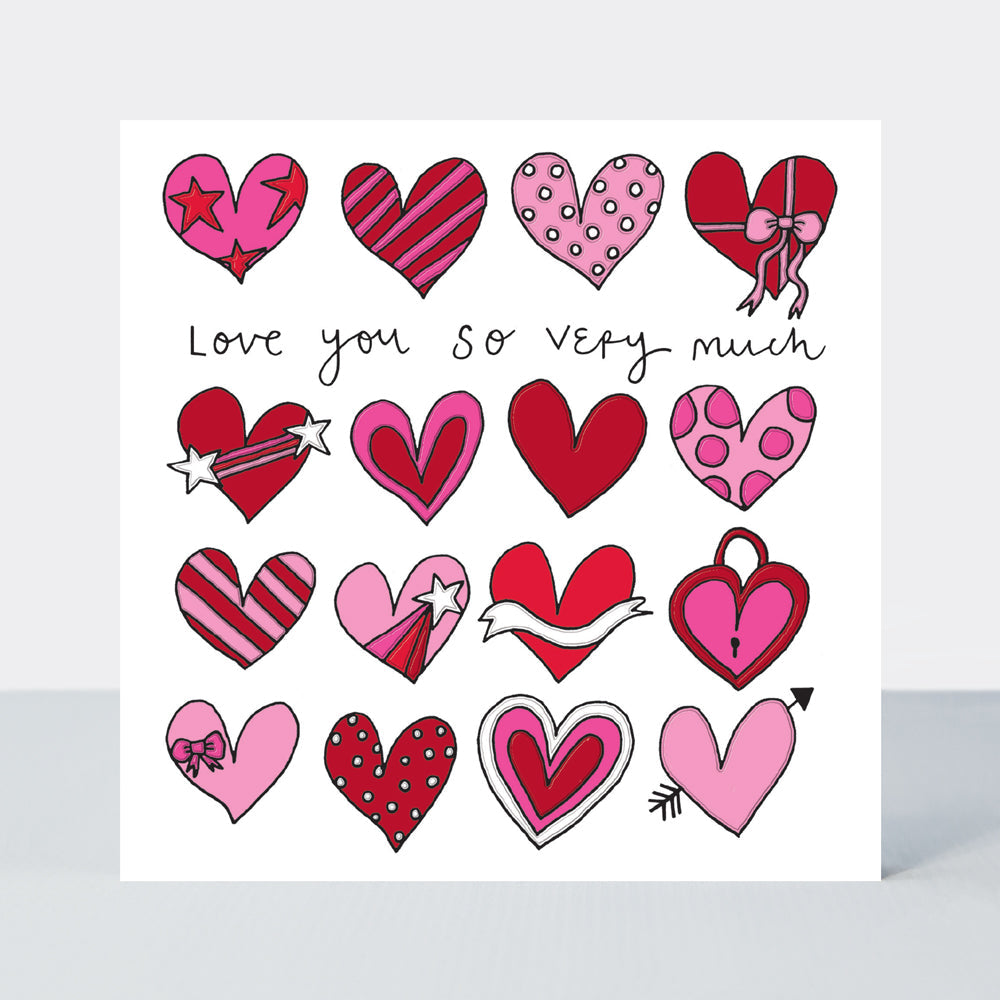 Valentine's Day Love Charms - Love You So Very Much/Love Hearts