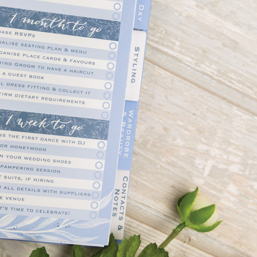 Wedding Planner - Powder Blue