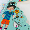 Writing Set - Football Star Girls