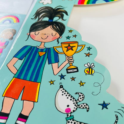 Writing Set - Football Star Girls