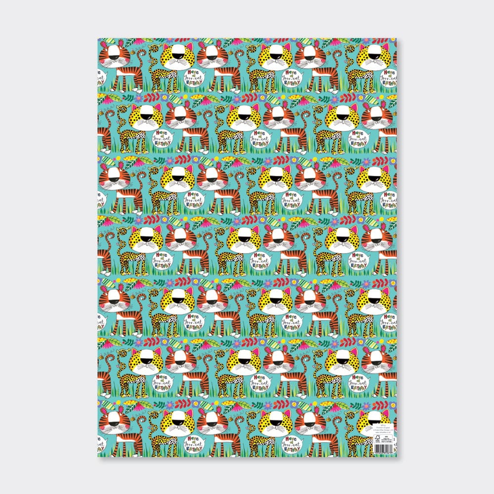 Flat Wrap  - Tigers &amp; Leopards
