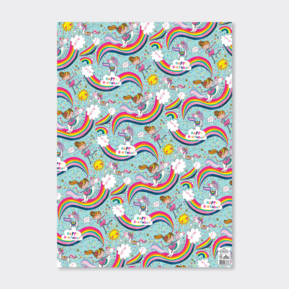 Flat Wrap - Magical Rainbow Adventure