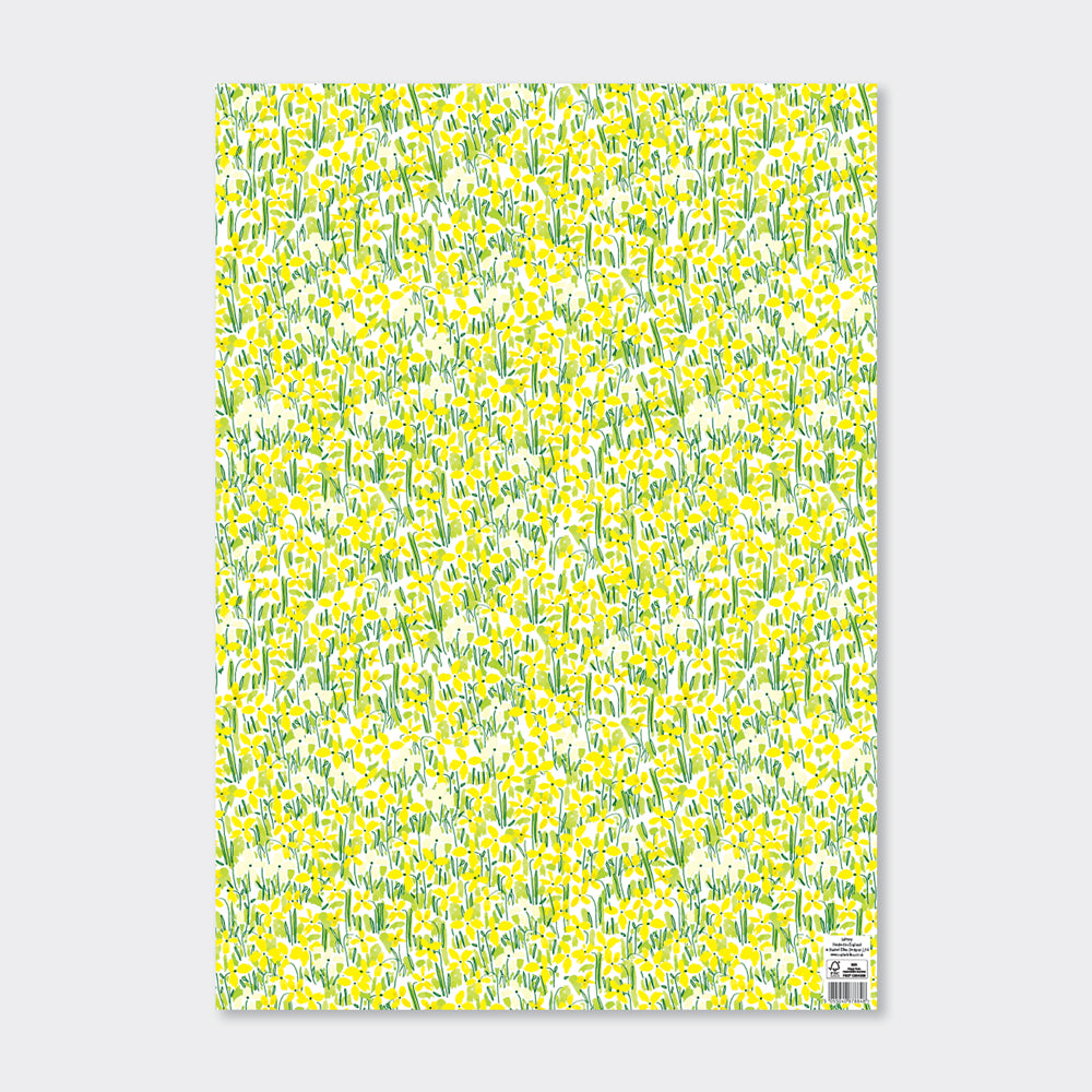 Giftwrap - Yellow Floral