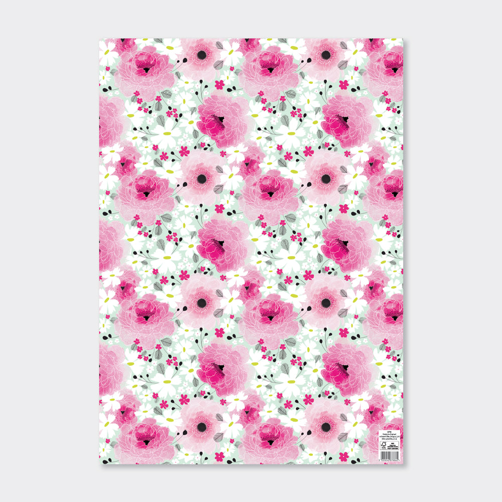 Flat Wrap - Pink Floral