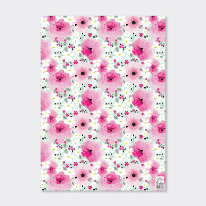Flat Wrap - Pink Floral