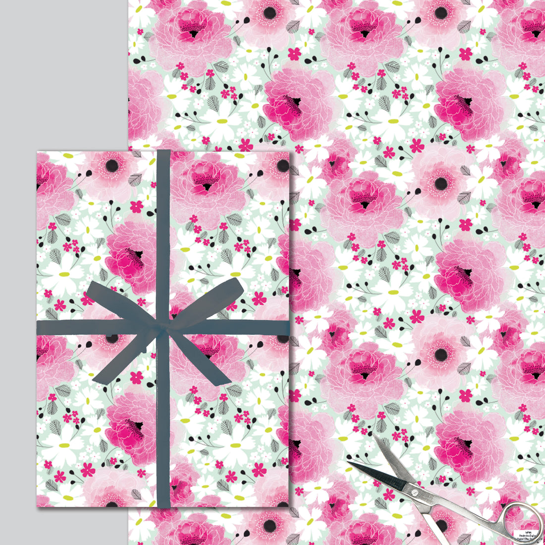 Flat Wrap - Pink Floral