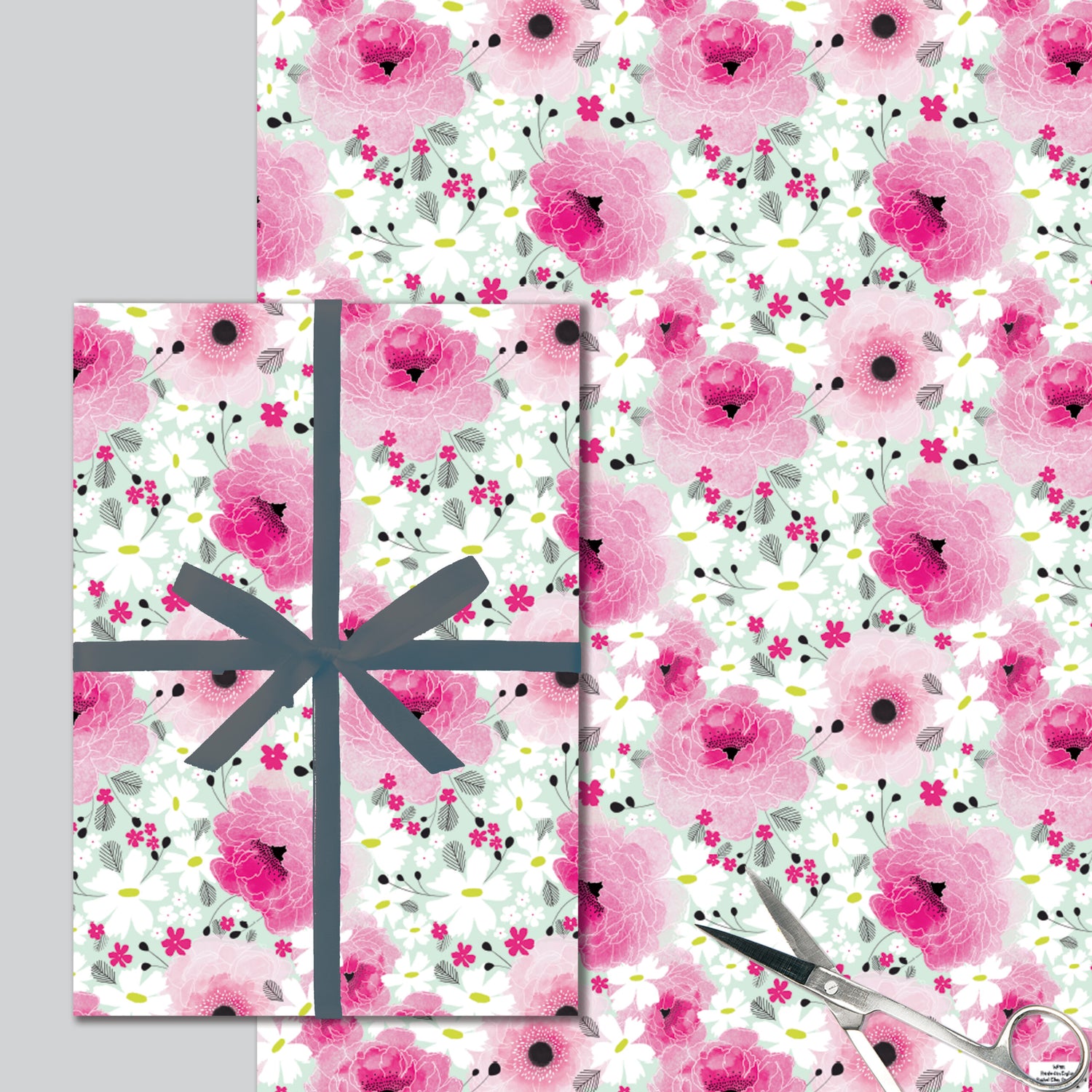 Flat Wrap - Pink Floral
