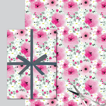 Flat Wrap - Pink Floral