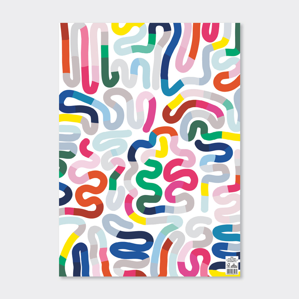 Flat Wrap - Colourful Wiggle