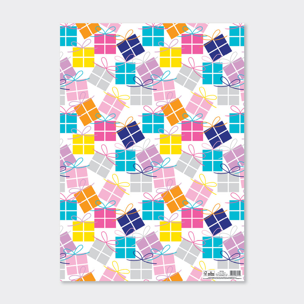 Flat Wrap -  Presents With Bows