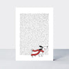 Almond - Blank/Dog In The Snow With Scarf