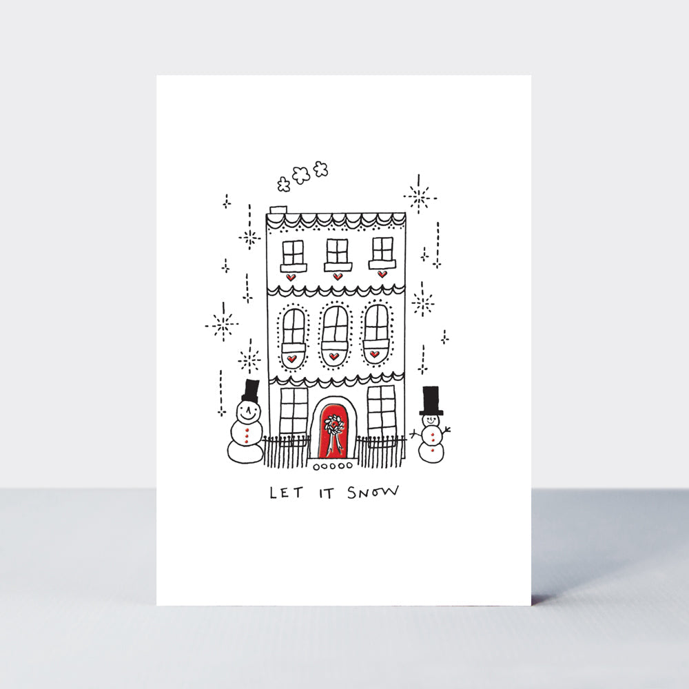 Almond - Let It Snow/Christmas Town House With Snowmen