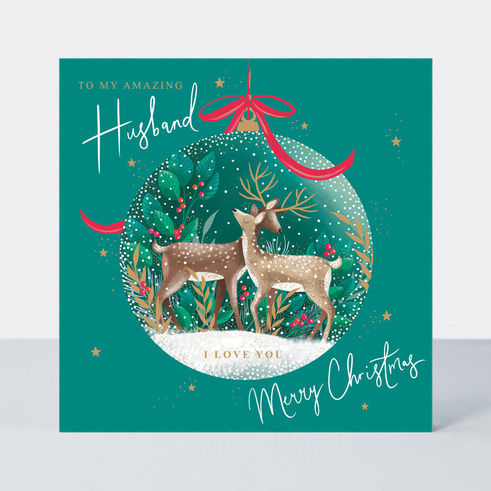 Cosy Christmas - Husband/Reindeer In A Bauble