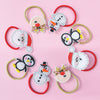 Hair Elastics - Santa/Rudolph