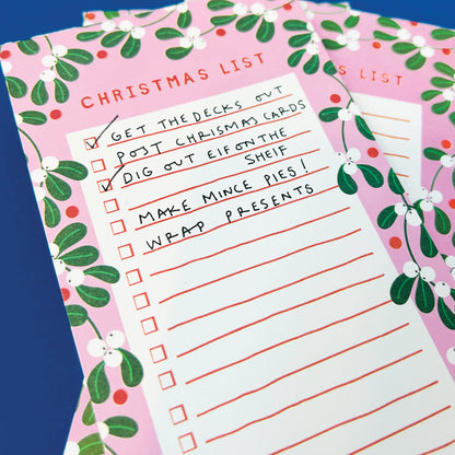 List Pad - Christmas