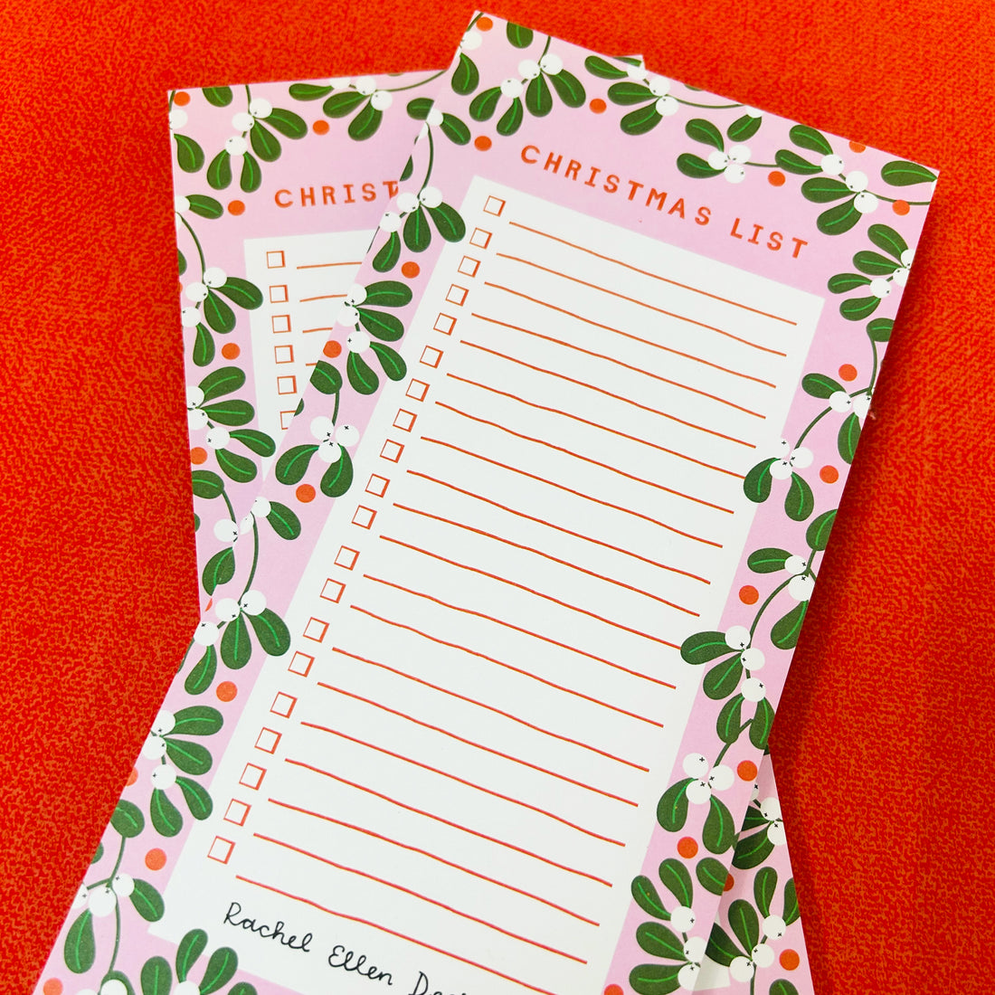 List Pad - Christmas
