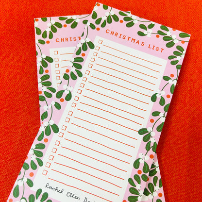 List Pad - Christmas