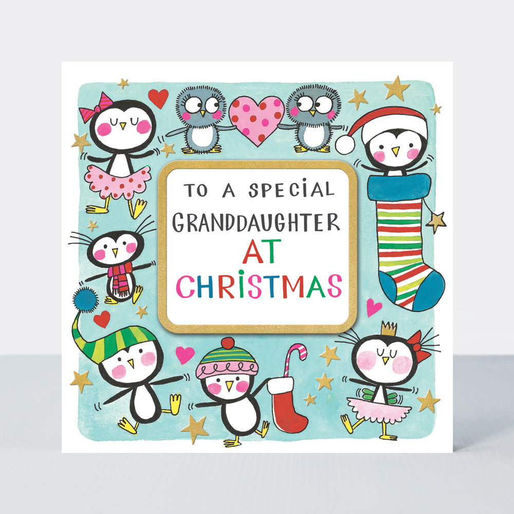 Christmas Rhubarb - Special Granddaughter/Penguins