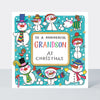 Christmas Rhubarb - Wonderful Grandson/Snowmen