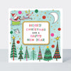 Christmas Rhubarb - Merry Christmas & A Happy New Year/Santa & Trees