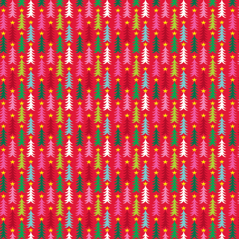 Christmas Gift Wrap Roll - Christmas Trees