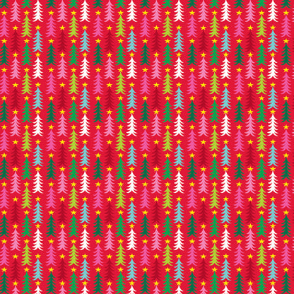 Christmas Gift Wrap Roll - Christmas Trees